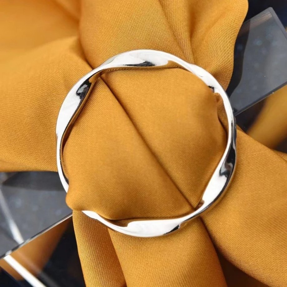 Elegant Scarf Fastener Brooch